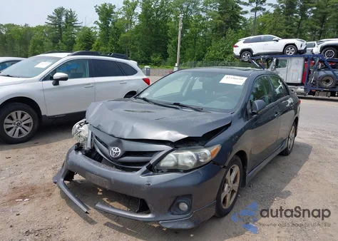 2012 Toyota Corolla S from USA, damaged, VIN 2T1BU4EEXCC883897